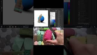 Как сделать 3д эффект с шариками в фотошоп часть 2 #инфографика #юмор #2часть  #бизнес #2025