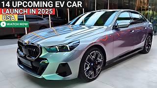 14 Upcoming EV Cars Launch in USA in 2025 | 14 New EV Cars Launch in 2025