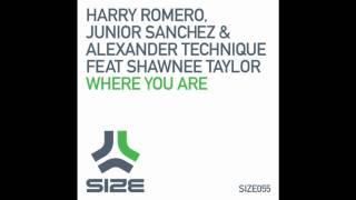 Harry Romero, Junior Sanchez & Alexander Technique - Where You Are (Steve Angello Edit)