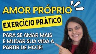  COMECE A FAZER ISSO HOJE E RESGATE SEU AMOR PRÓPRIO  ISSO TE AJUDA A CURAR A FERIDA DA REJEIÇÃO