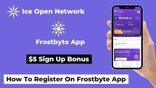 Ice Frostbyte App Launch || How To Register On Ice Frostbyte App || Free $5 Signup Bonus #frostbyte