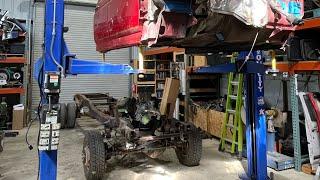 Progress! Our Fsuperduty Crewcab 4x4 ultimate tow rig is finally getting built!