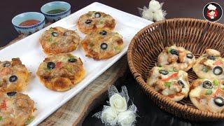 Mini pizza || منی پیزا || mini pizza on tawa || with oven || Manals kitchen