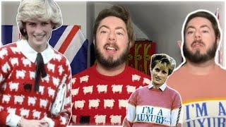 WEARING ICONIC PRINCESS DIANA JUMPERS! ‘Black Sheep’ & ‘I’m A Luxury’
