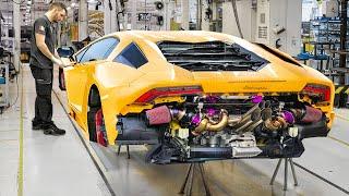 Inside Lamborghini Multi-Billion $ Supercar Production Factory in Italy