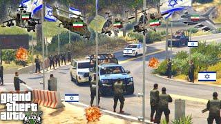 Israeli Military Base of Jerusalem Badly Destroyed by Irani Fighter Jets - GTA 5