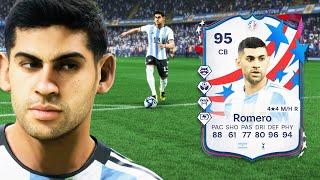 95 TEAM OF THE TOURNAMENT ROMERO OBJECTIVE PLAYER REVIEW | EA FC 24 ULTIMATE TEAM
