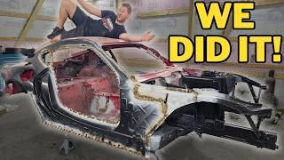 Completely Rebuilding My WRECKED GR Supra Chassis!