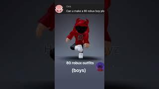 80 Robux outfit ideas boy #robloxshorts #robloxoutfitideas #robloxoutfits