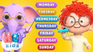 The seven days of the week | Educational Songs for Kids | HeyKids Nursery Rhymes