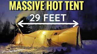 This Hot Tent IS HUGE