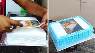 Photo Cake | Photo Cake Design | Whipped Cream Photo Cake | Sunil Cake Design