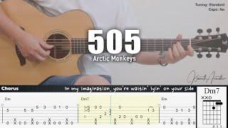 505 - Arctic Monkeys | Fingerstyle Guitar | TAB + Chords + Lyrics