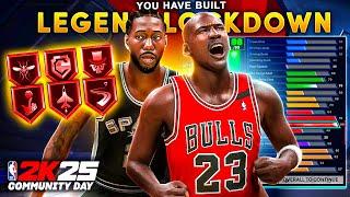 "LEGEND LOCKDOWN" 99 STEAL BUILD WILL BREAK NBA 2K25! EVERY LEGEND DEFENSIVE BADGE!