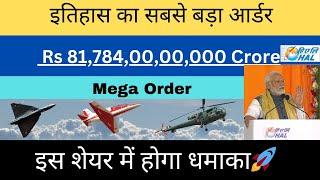 ₹81,784,00,00,000 Mega Order  | HAL -Hindustan Aeronautics Limited Stock Fundamental Analysis |