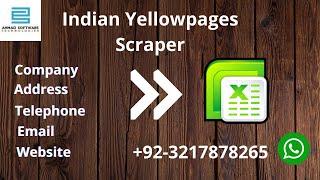 India yellowpages scraper || how to scrape data from india yellowpages.in