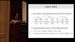 Sharon Goldwater "Perceptrons and Syntactic Structures in Models of Language Acquisition."