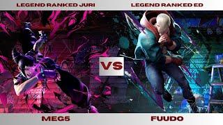 SF6 | Meg5 (Juri) vs Fuudo (ED) | High Level Ranked Match (Street Fighter 6)