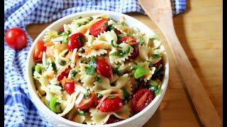 Italian Style Pasta Salad Easy Recipe!(意面沙拉）吃了别上瘾哦！