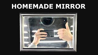 I Made a Real Mirror from Scrap