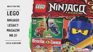 Legacy oder Dragons Rising  ???? Neue LEGO Ninjago Legacy Magazin Nr.31 *Review*
