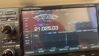 CQ WW CW 2019 ICOM IC 7610 20 meter