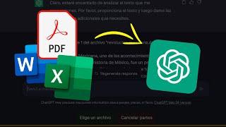 Subir Archivos PDF, Word, etc a ChatGPT y Bard con Extensión de Chrome - Archivo a Prompt