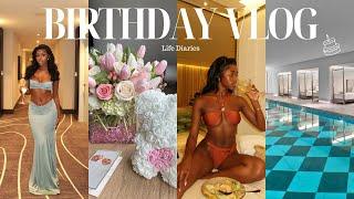 BIRTHDAY VLOG| He Surprised me in NYC, ATL Fun with friends, Hotel Horror Story, + Romantic Gifts