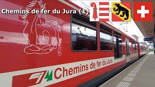 Chemins de fer du Jura (1) Tavannes - Le Noirmont April 2024 (4K) #switzerland #railway #Jura