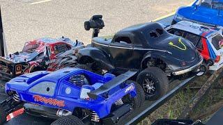 RC Race Track LIVE Stream - lets race many Nitros - NitroGang HPI Jato Tmaxx Stampede