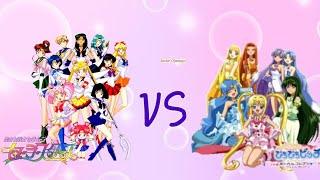 Mermaid Princesses VS Sailor Senshi [Sailor Moon Vs Mermaid Melody Pichi Pichi Pitch]