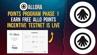 ALLORA | GAIN FREE ALLO POINTS | COMPLETE TESTNET STEPS #allora #testnet #giveaway