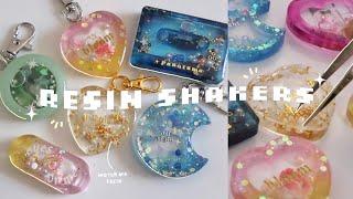 how I make resin shaker charms ️ | watch me resin