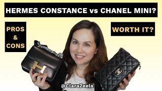 HERMES MINI CONSTANCE vs CHANEL MINI RECTANGULAR CLASSIC FLAP | Which is Better ? | Pros & Cons ?