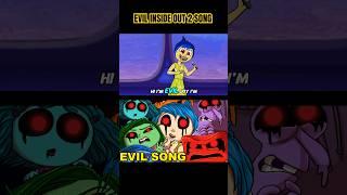 Evil Inside Out 2 Song (Inside Out 2 Song Anxiety, Envy, Sadness) #shorts