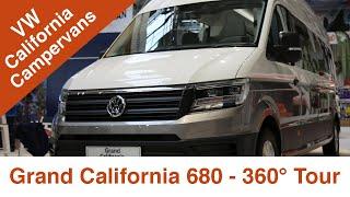 VW Grand California 680 Virtual Tour | 360 degree video look around Volkswagen's latest campervan