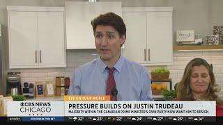 Pressure builds for Canadian Prime Minister Justin Trudeau to resign