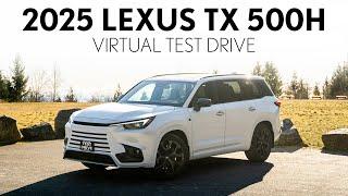 2025 Lexus TX 500h F-Sport 2 Walkaround and Virtual Test Drive