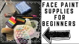 Face Painting Supplies For Beginners and Getting Started as a Face Painter