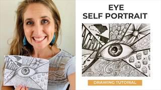 Eye Self Portrait | How to Shade an Eye with a Pencil