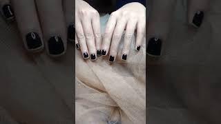 My client very short nail  but don't worry let's make it beautiful ️#shortvideo #trendingvideo