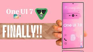 Samsung One UI 7.0 Android 15 - OFFICIALLY RELEASED!!!