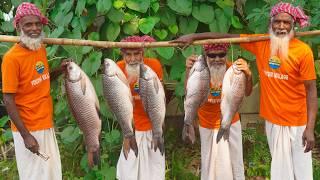 Rohu Fish Curry - Big Rui Fish Cutting, Processing & Cooking by Grandpa - Food for Special People