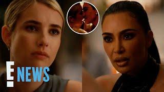 Kim Kardashian KISSES & SLAPS Emma Roberts In Head-Spinning American Horror Story Trailer | E! News