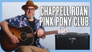 Chappell Roan Pink Pony Club Guitar Lesson + Tutorial