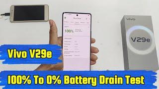 Vivo V29e Full Battery Drain Test | Vivo V29e Battery Back Up Test |V29e Battery Drain Test 100%To0%