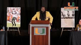 Brandon Meriweather acceptance speech - UM Sports Hall of Fame and Museum