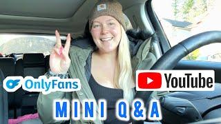 Mini Q&A - Answering Your Questions - OnlyFans & YouTube 2024