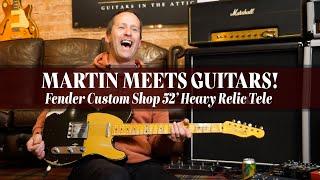 AMAZING 2021 Fender Custom Shop 52' Heavy Relic Telecaster | Martin Meets Guitars! | GITA