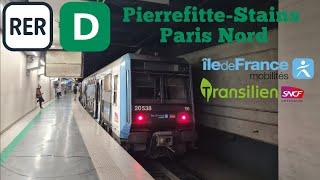 RER D Z20500 IDFM Le Trajet Entre Pierrefitte-Stains️Paris Nord